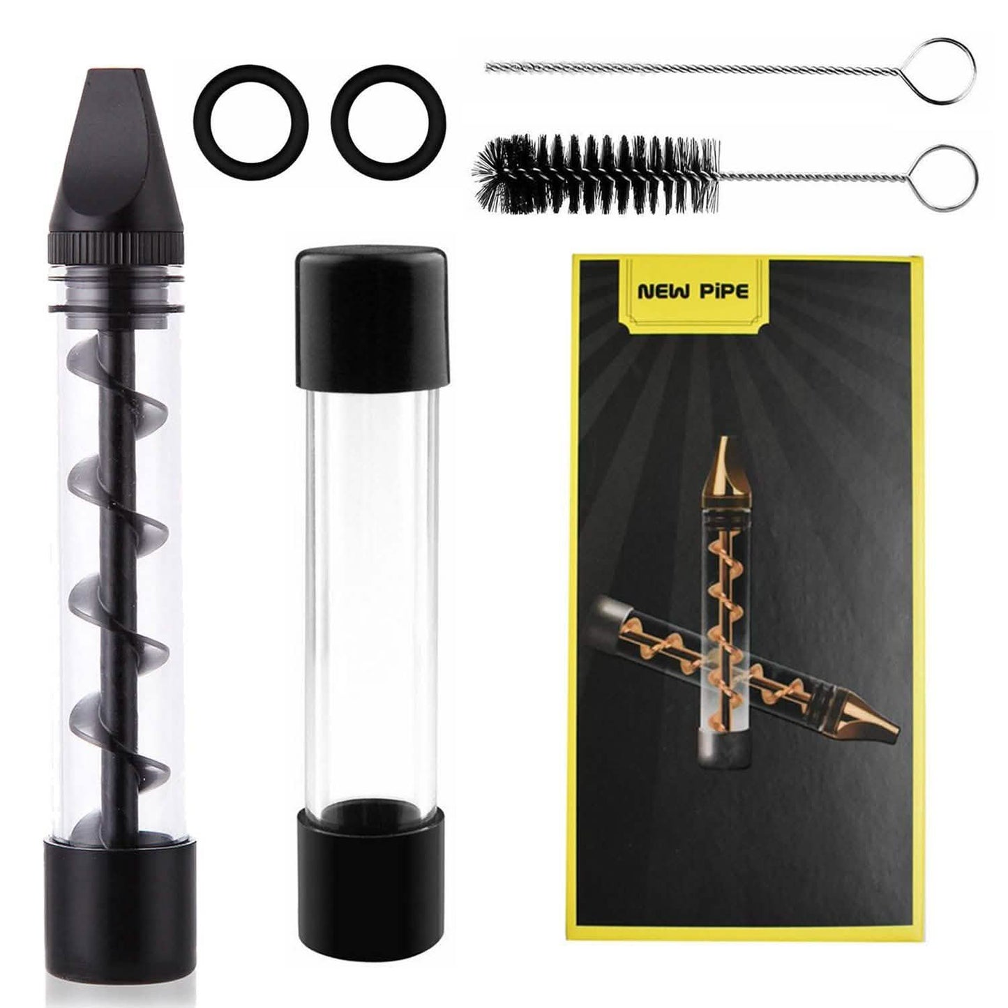 7-in-1 Grinder Blunt Kit mit Raucher-Metallspitzen-Reinigungsbürste