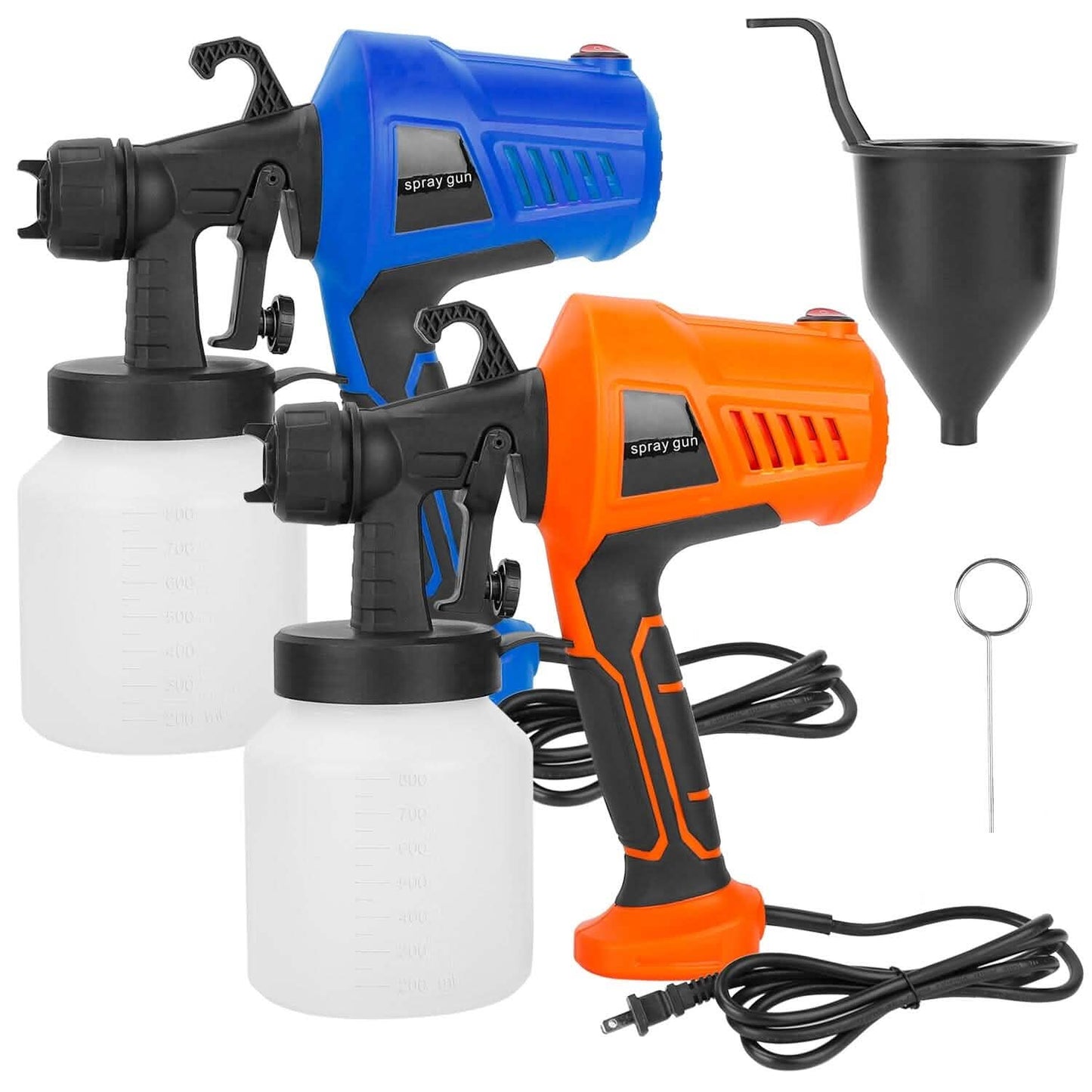700W Elektrisches Farbsprühgerät, handgehalten, mit 3 Sprühmustern, 800ml