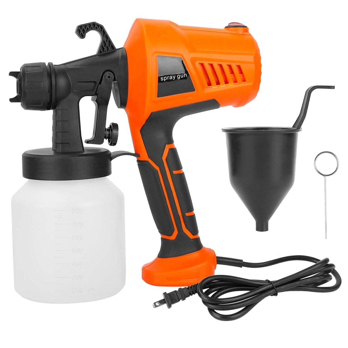 700W Elektrisches Farbsprühgerät, handgehalten, mit 3 Sprühmustern, 800ml