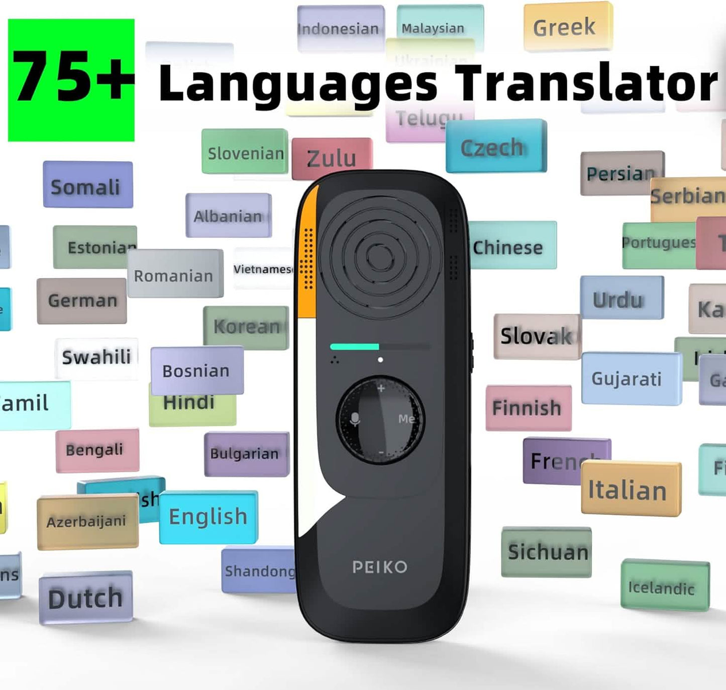 Tragbares Sprachübersetzer-Gerät – 136 Sprachen
