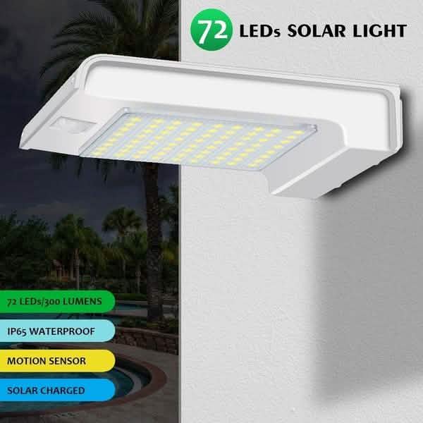 72 LED Solar-Bewegungsmelderleuchten Solar-Wandleuchte