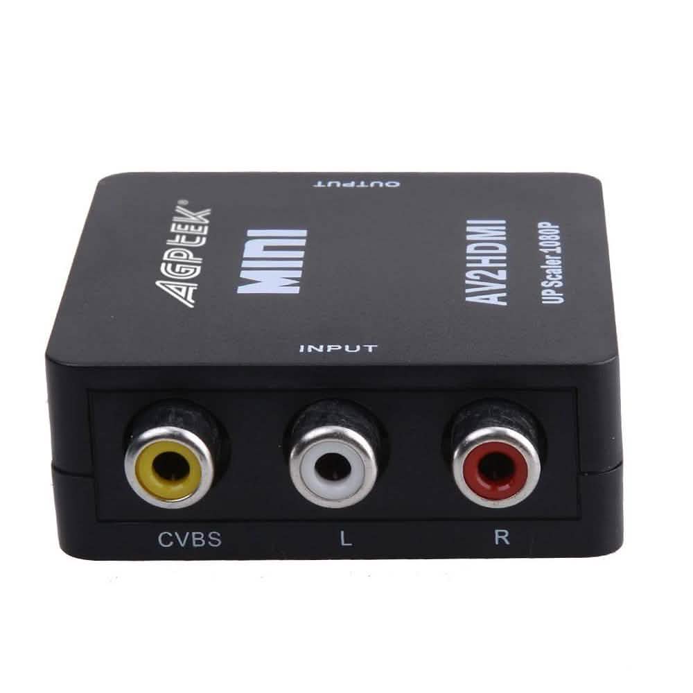 720p 1080p AGPtek Mini Composite AV CVBS 3RCA zu HDMI Video Konverter Adapter