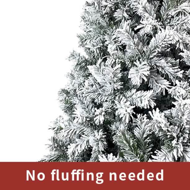 2,28 m hoher künstlicher Weihnachtsbaum mit Klappscharnieren