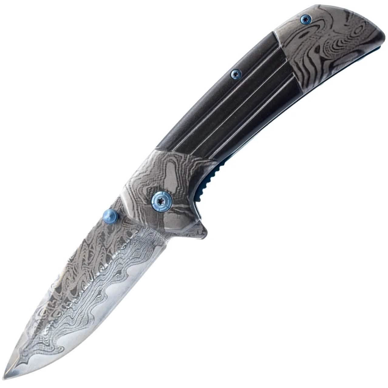 7,75" Titan- & Damast-Klappmesser
