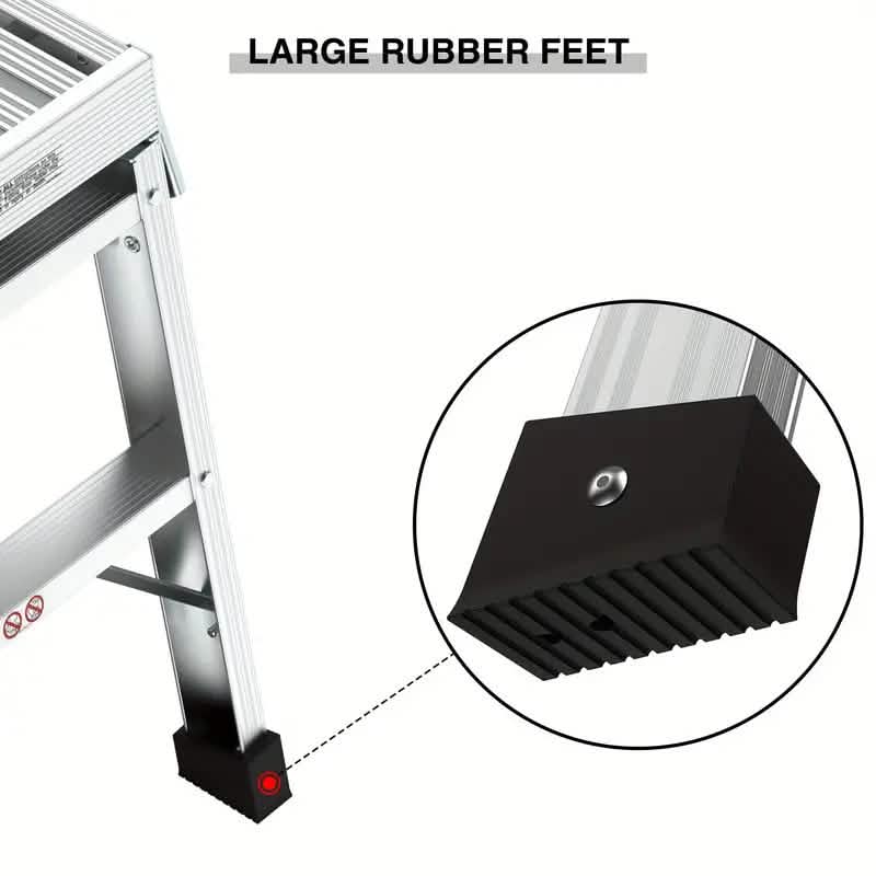 Tragbare Klappbank-Leiter mit rutschfestem Design