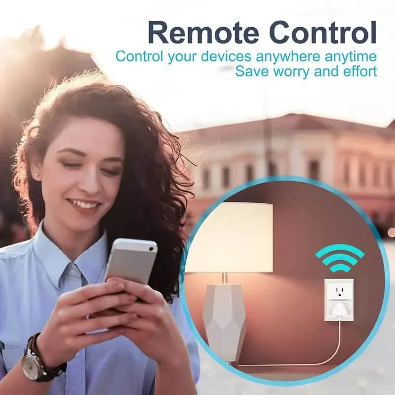 2er-Pack: WiFi Smart Plug – 15A, Timer & App-Steuerung, Funktioniert mit Alexa & Google Home