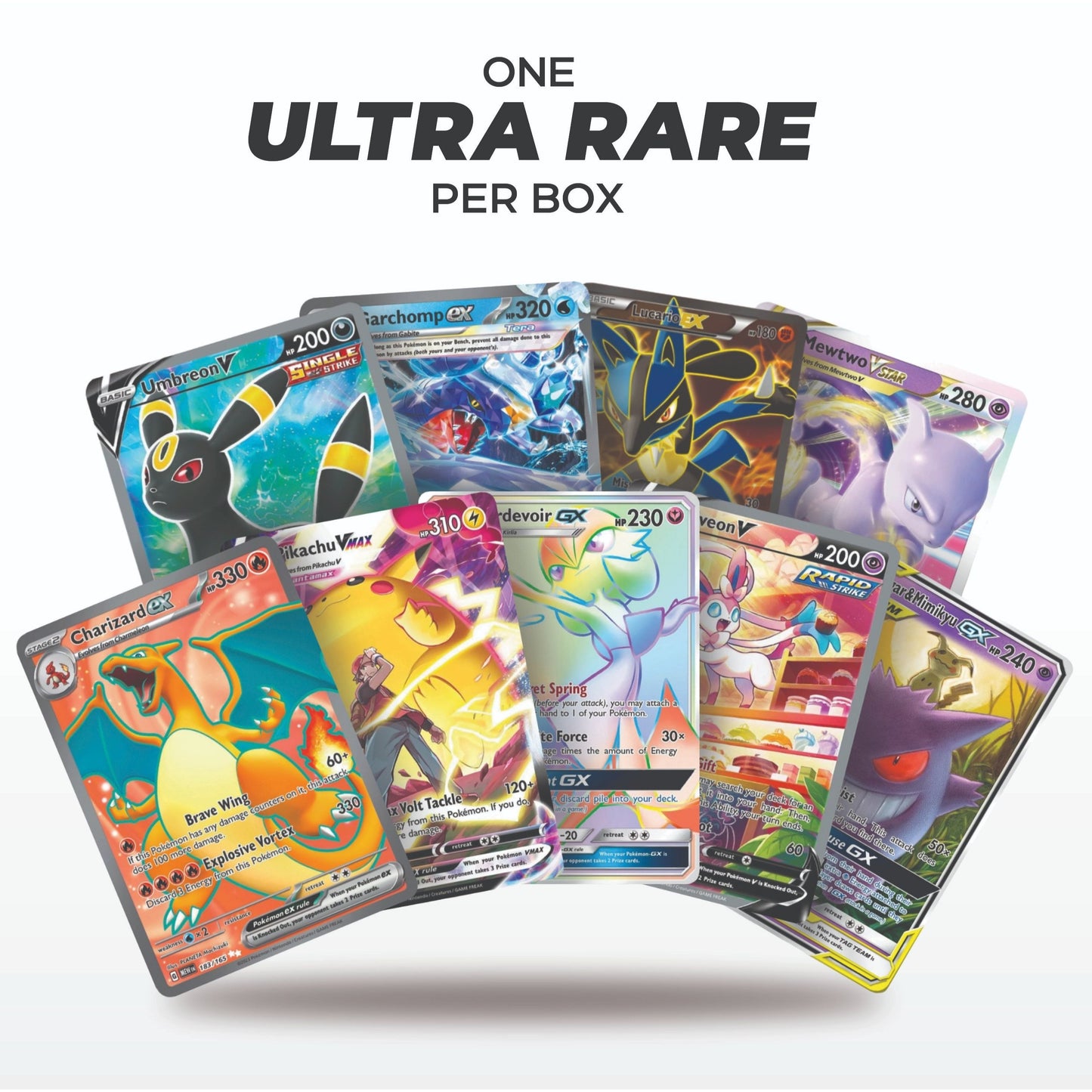 Pokémon Ultrarares Kampf-Bundle – garantiert über 100 Karten