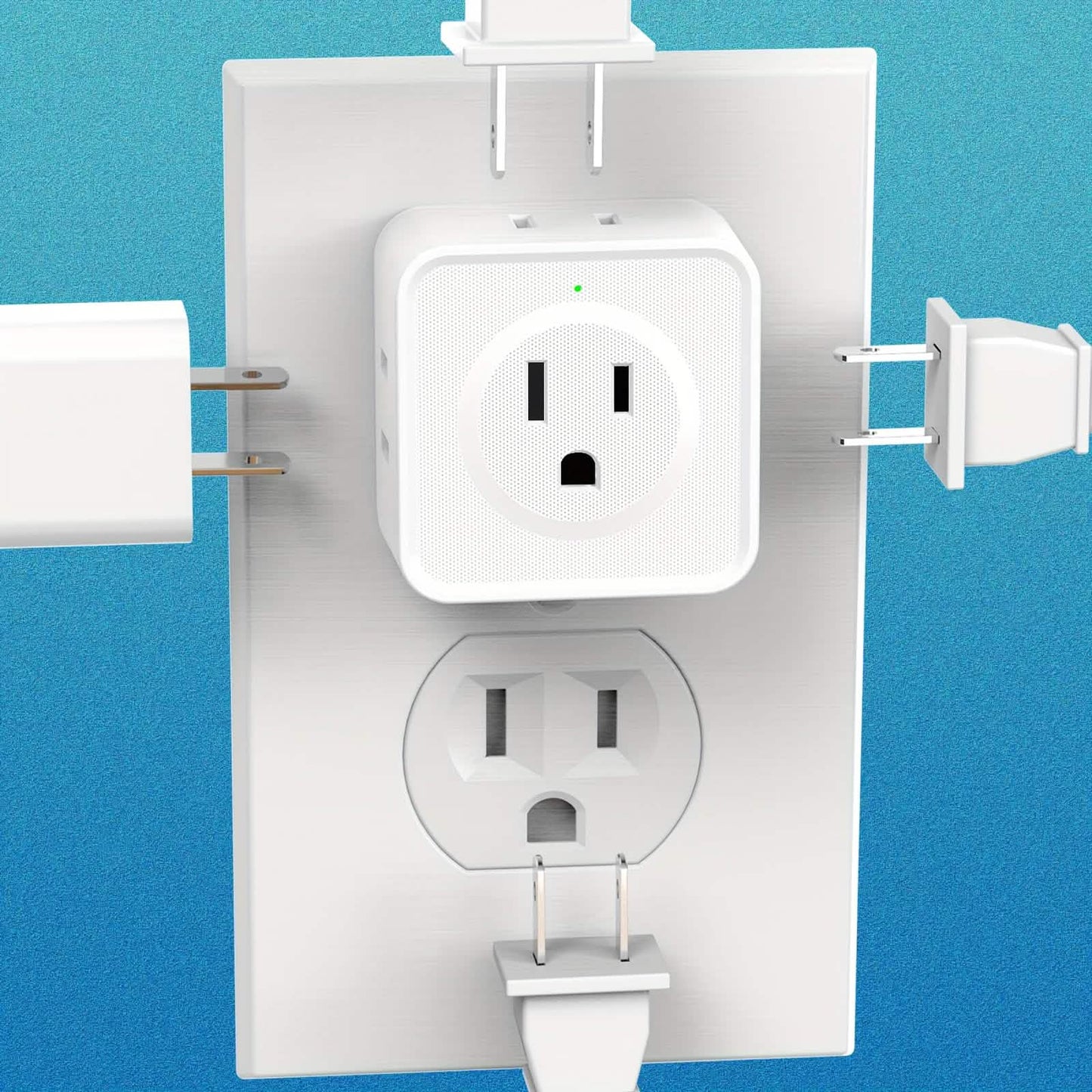 Mehrfachsteckdosenadapter – Fünffach-Wandsteckdose