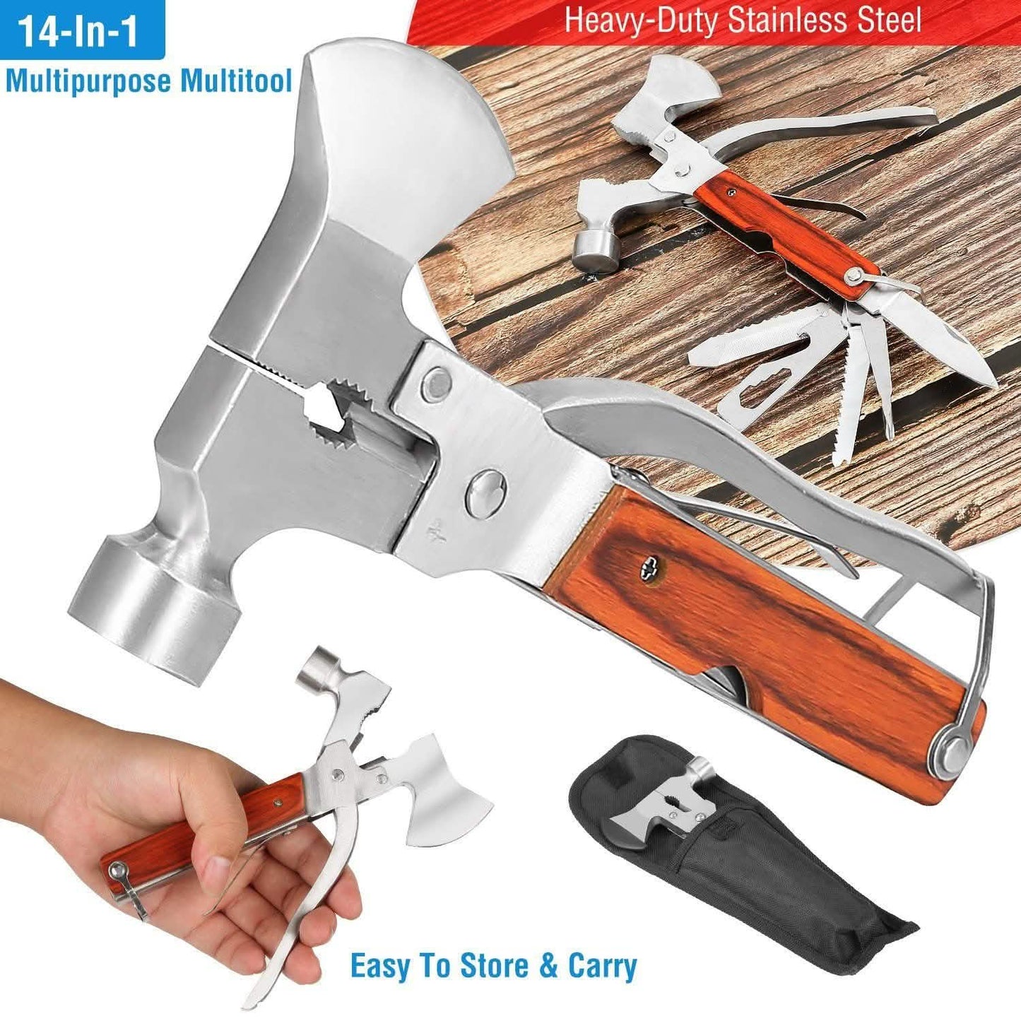 8-in-1 Hammer-Werkzeugsatz