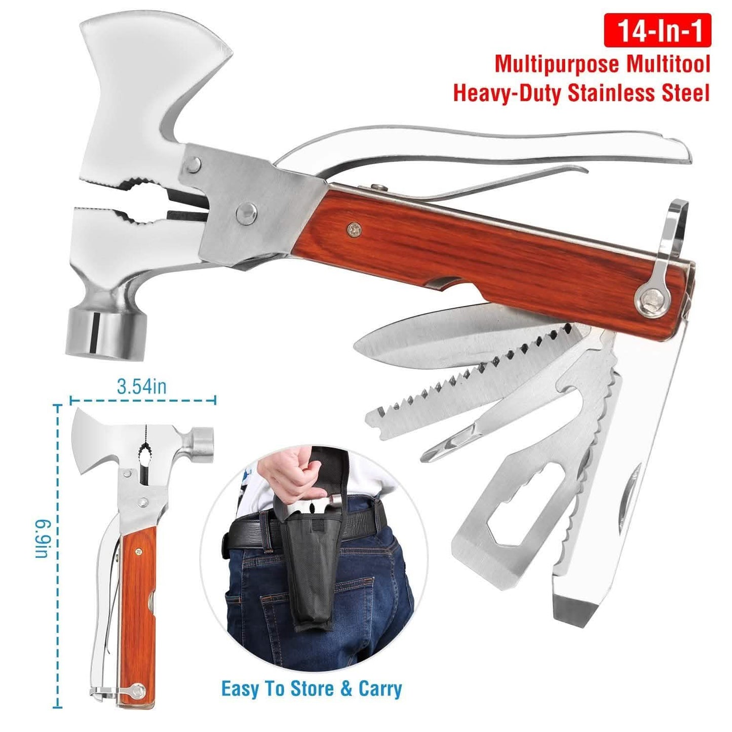 8-in-1 Hammer-Werkzeugsatz