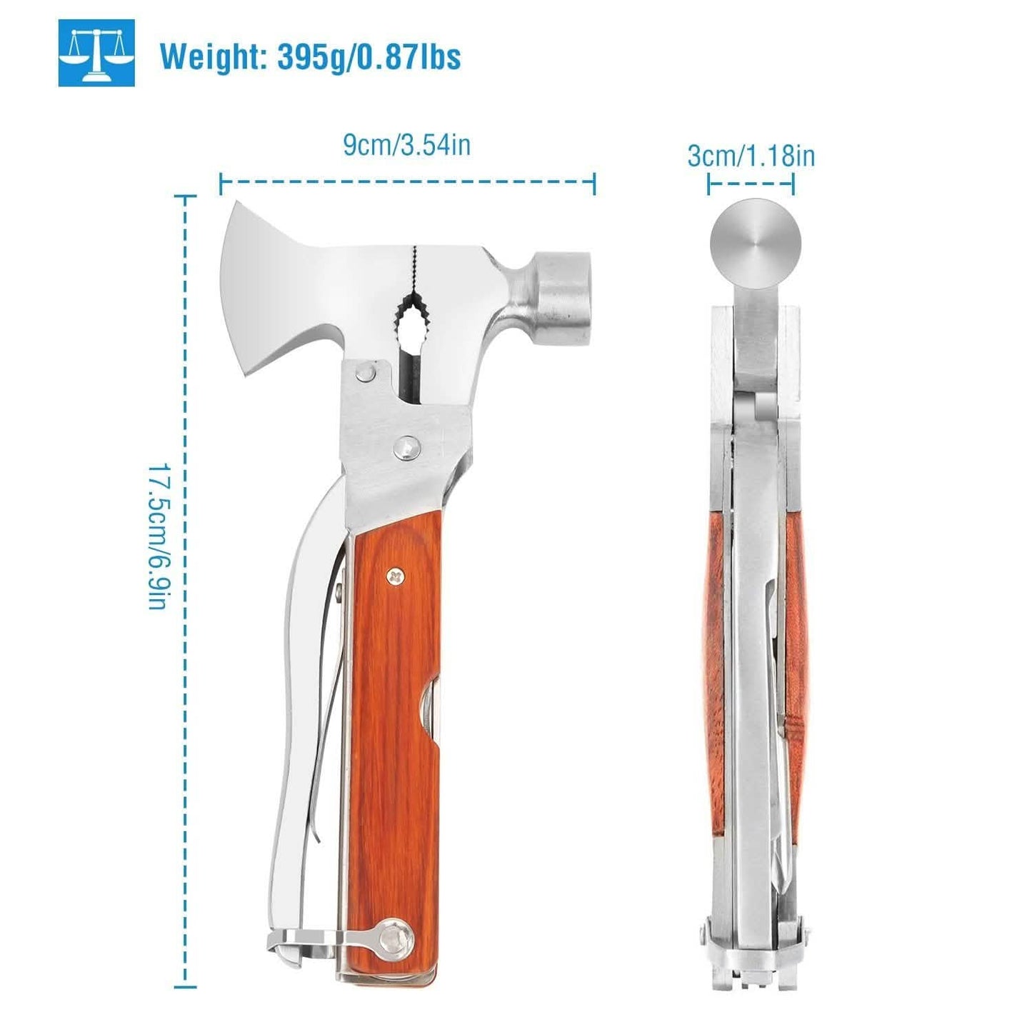 8-in-1 Hammer-Werkzeugsatz