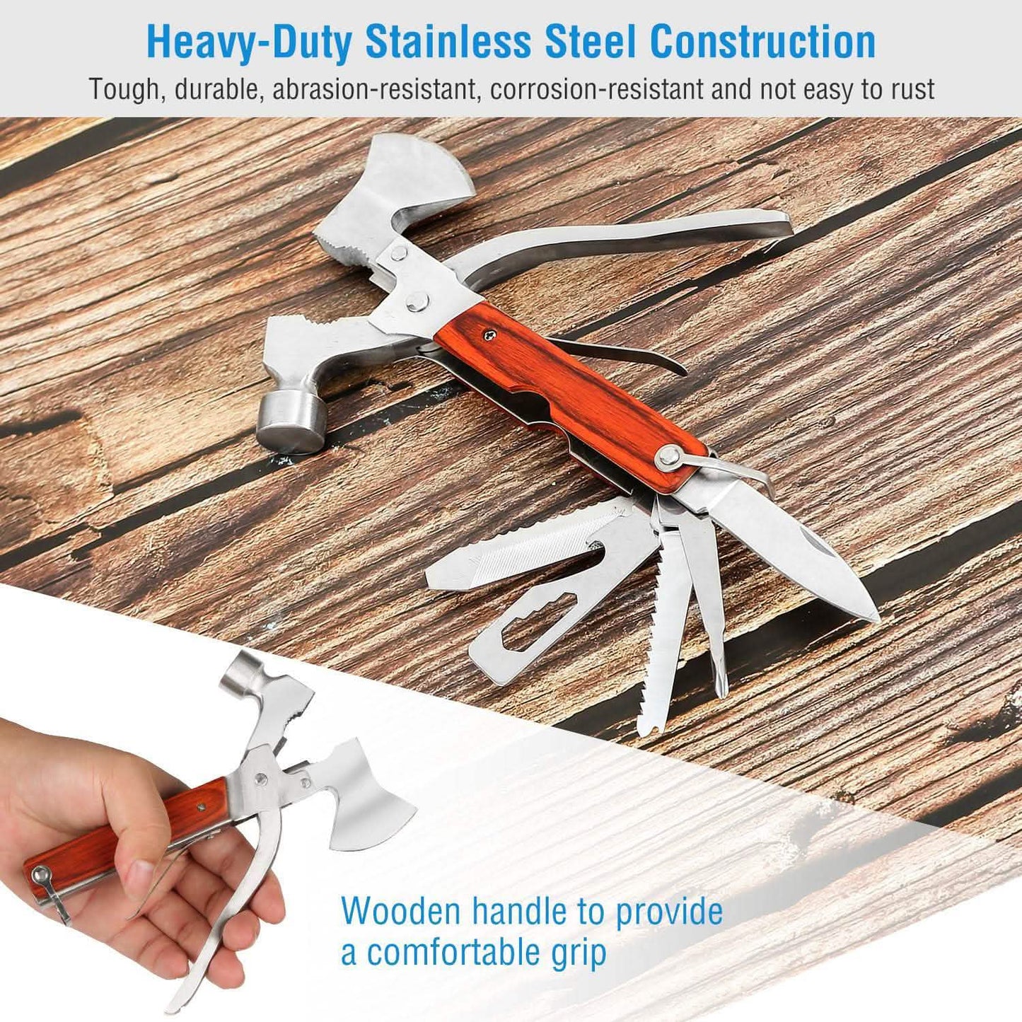 8-in-1 Hammer-Werkzeugsatz