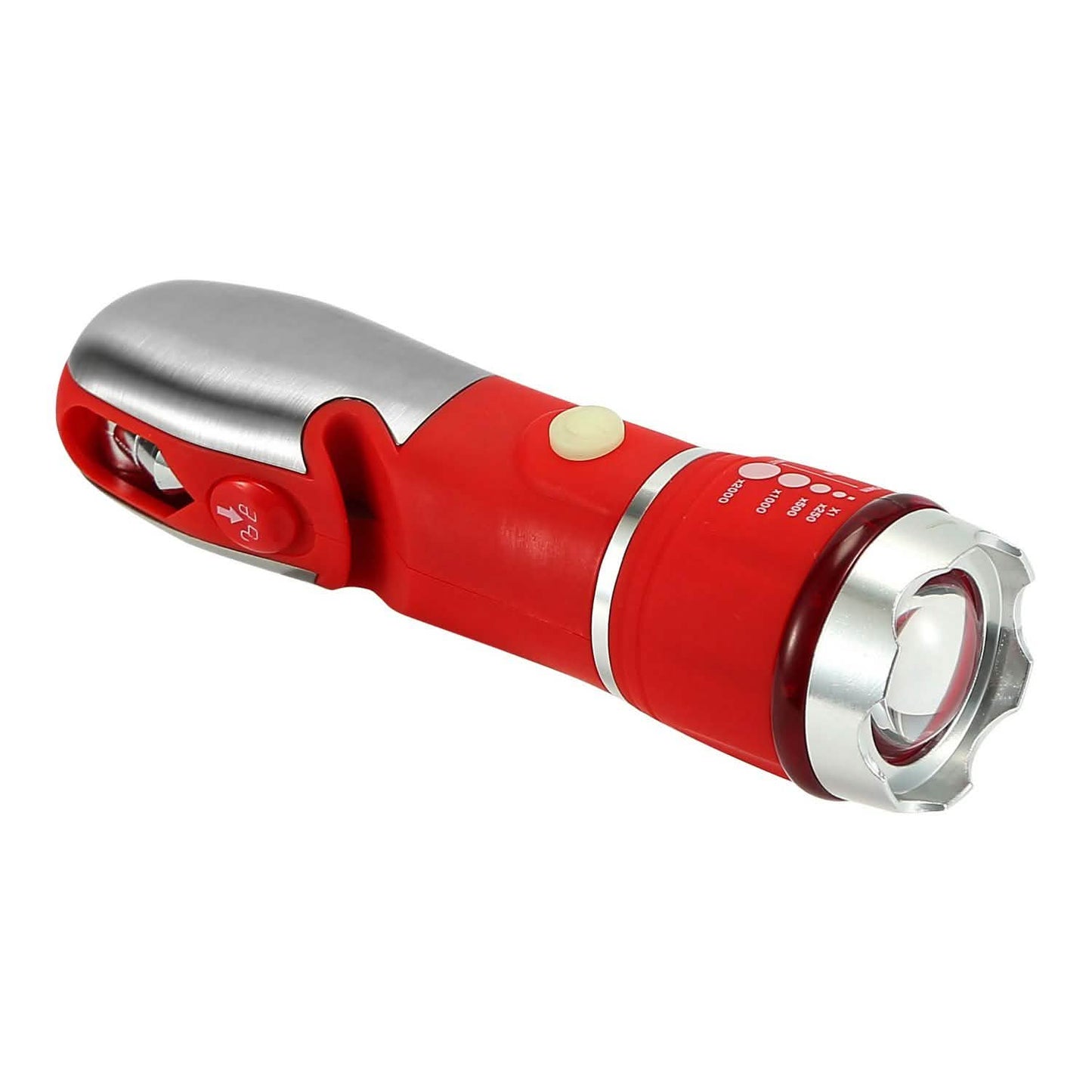 8-in-1 Multitool-Hammer Zoom-Notfalltaschenlampe