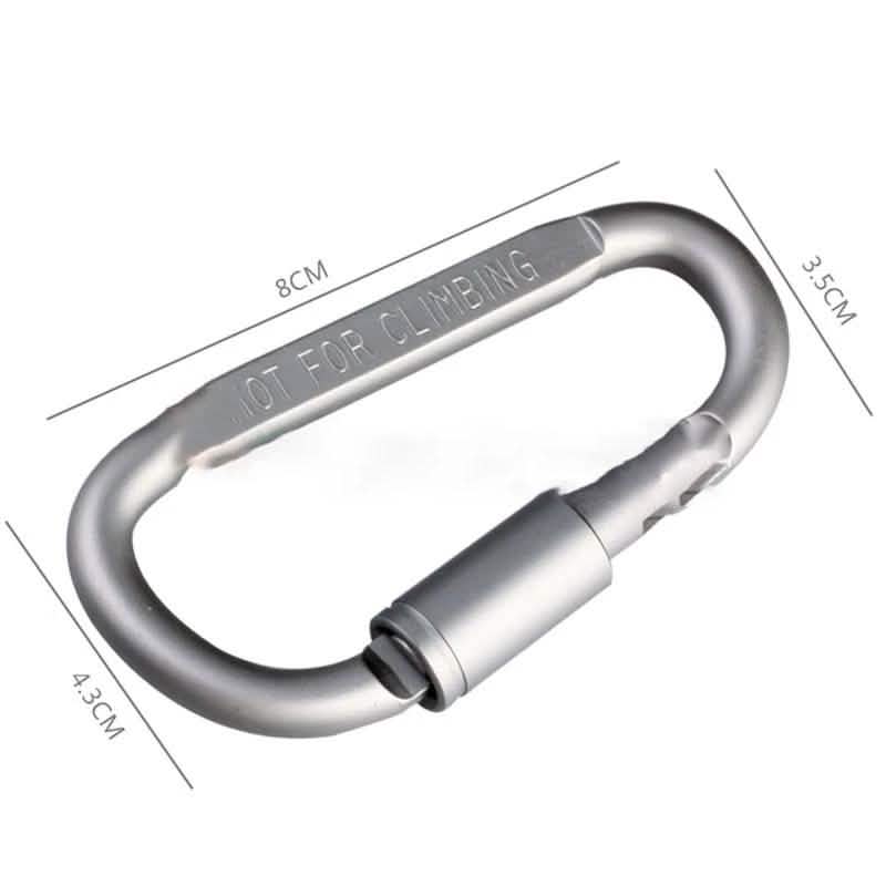 8er-Pack: Aluminium-Outdoor-Karabiner