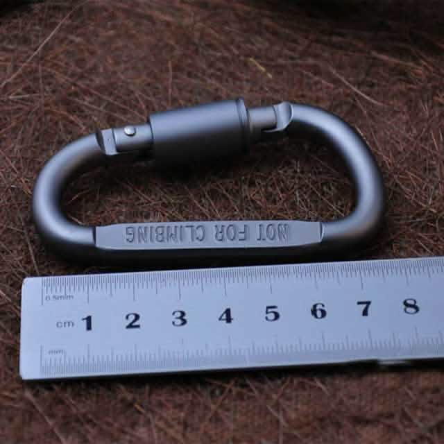 8er-Pack: Aluminium-Outdoor-Karabiner