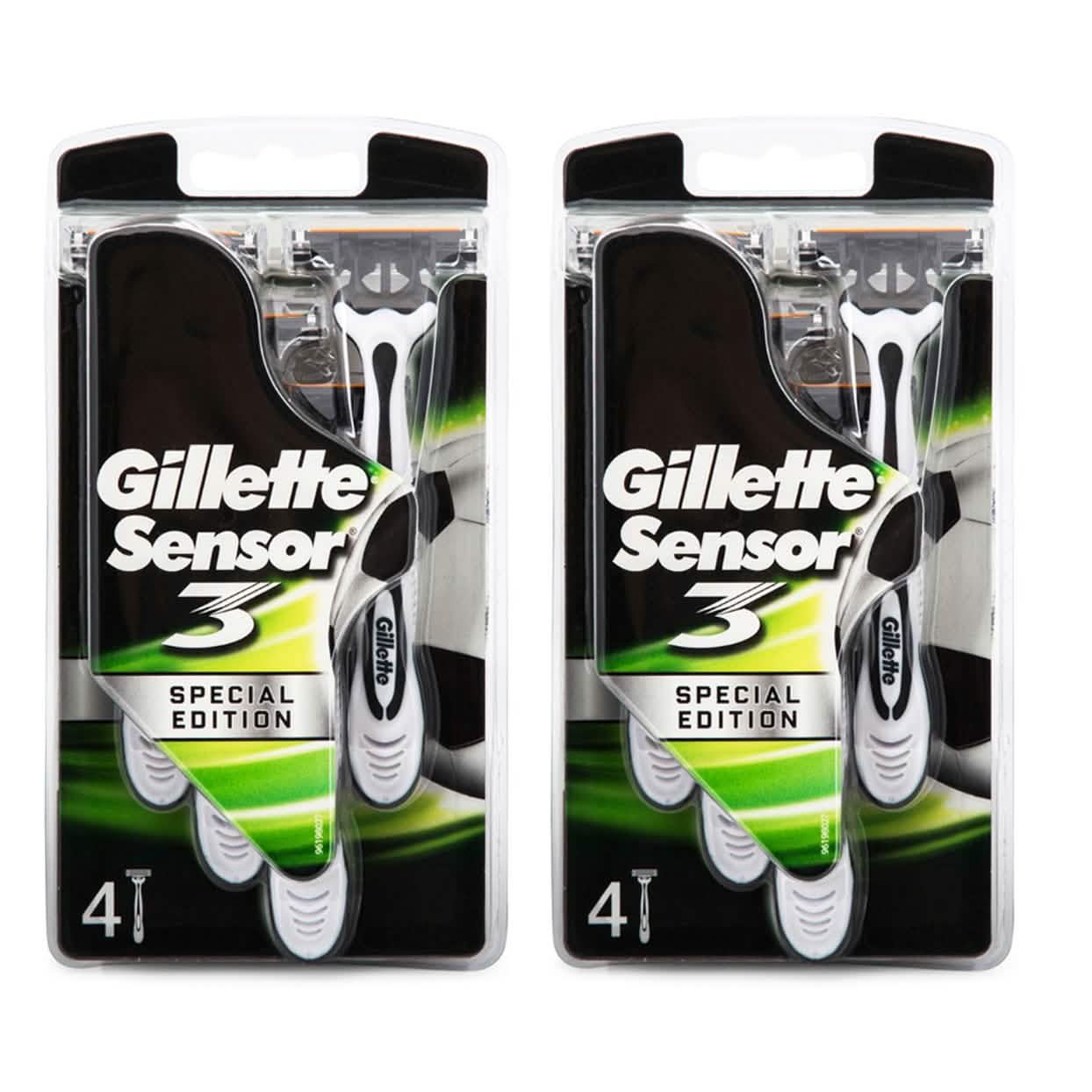 8er-Pack: Gillette Sensor 3 Special Edition Rasierer