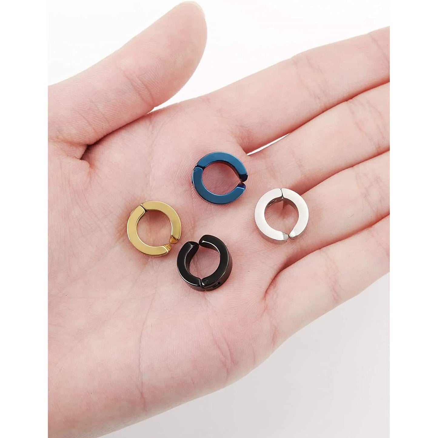 8 Stück: Mudder Ohrclips ohne Piercing
