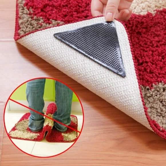 8 Stück: Rutschfeste Silikon-Mattenstopper