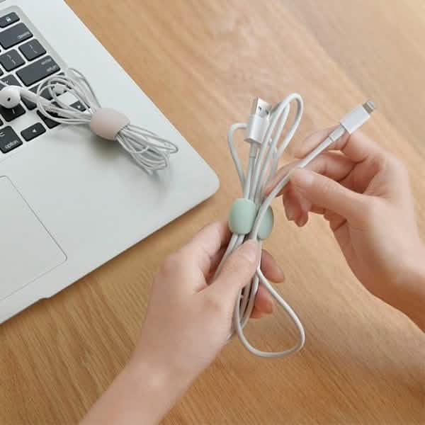 8-teilig: Tragbarer, wiederverwendbarer Kabelclip-Organizer