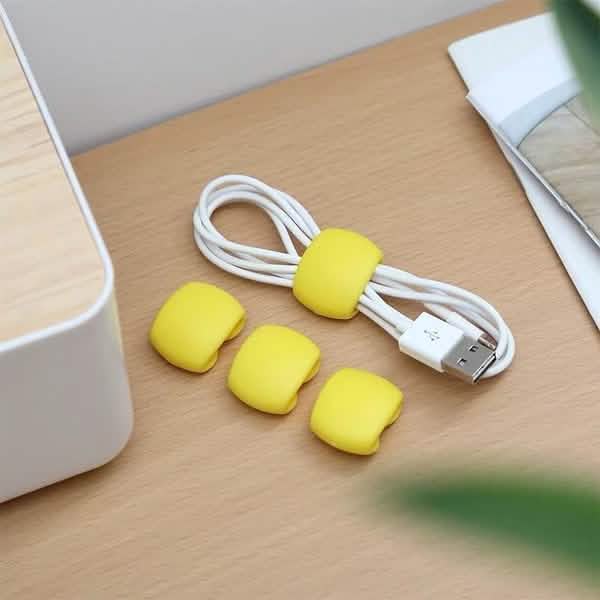 8-teilig: Tragbarer, wiederverwendbarer Kabelclip-Organizer