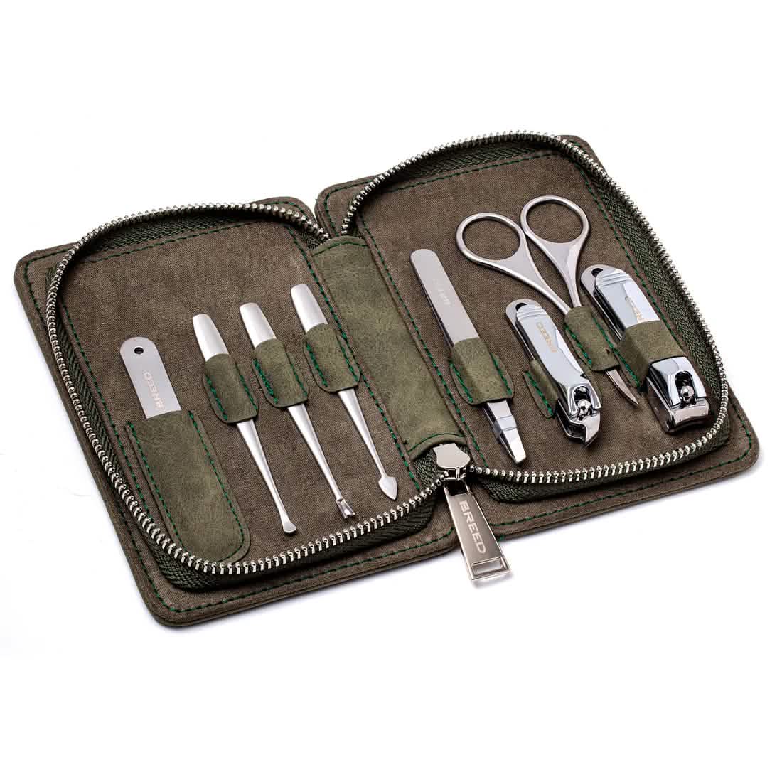 8-teiliges Set: Breed Katana Chirurgenstahl Pflege-Kit