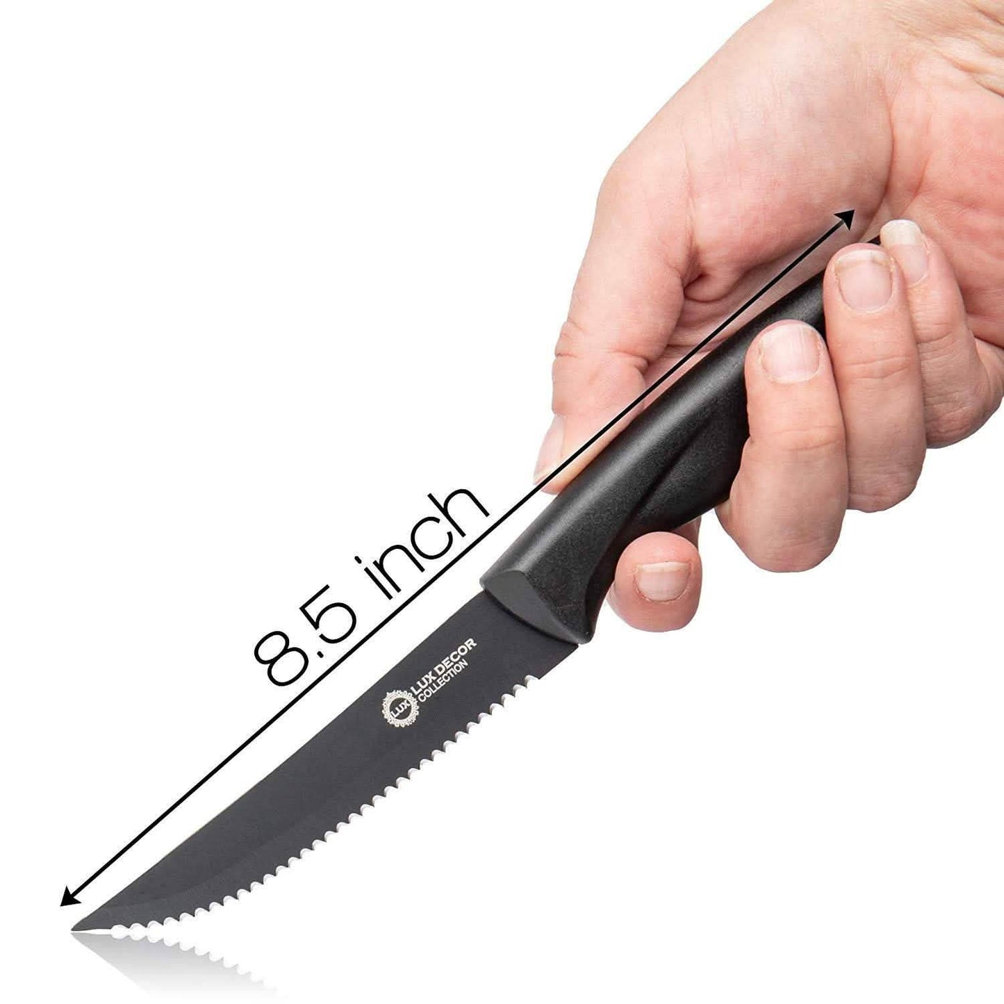 8-teiliges Set: Steakmesser Edelstahl