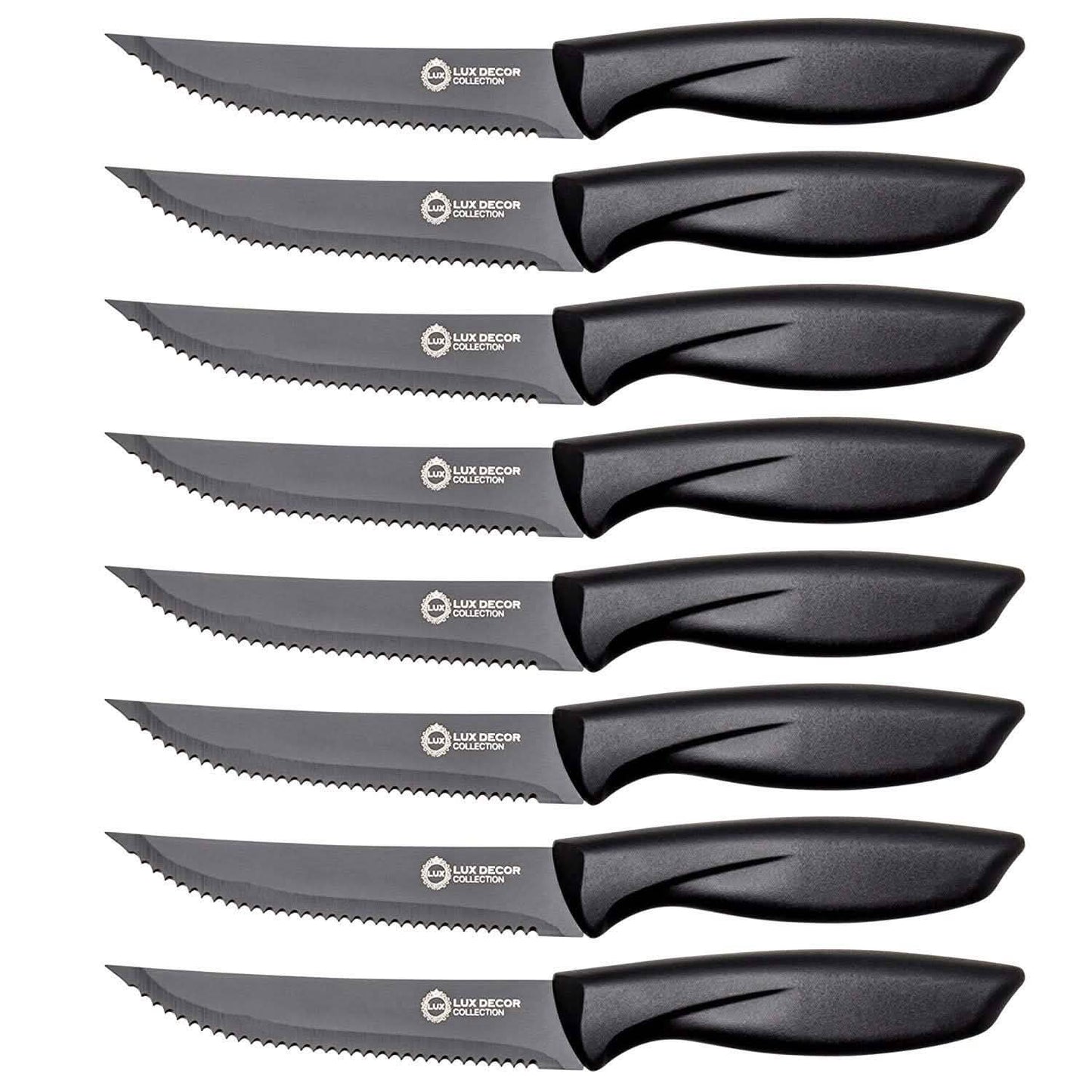 8-teiliges Set: Steakmesser Edelstahl