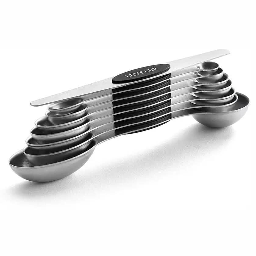 8-teilig: Magnetisches Messlöffel-Set aus Edelstahl