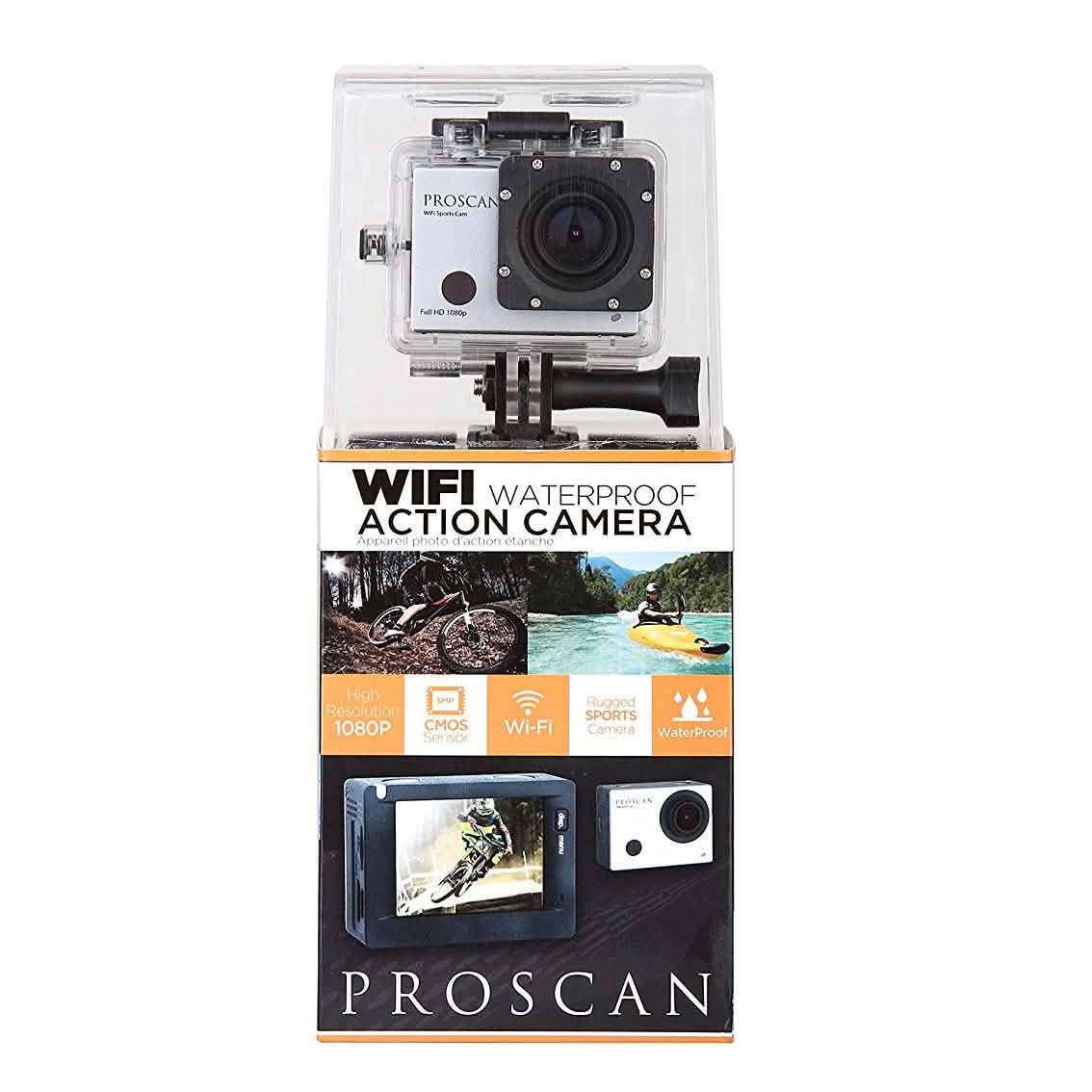 Proscan PAC2501 1080p Full HD WLAN-Action-Kamera