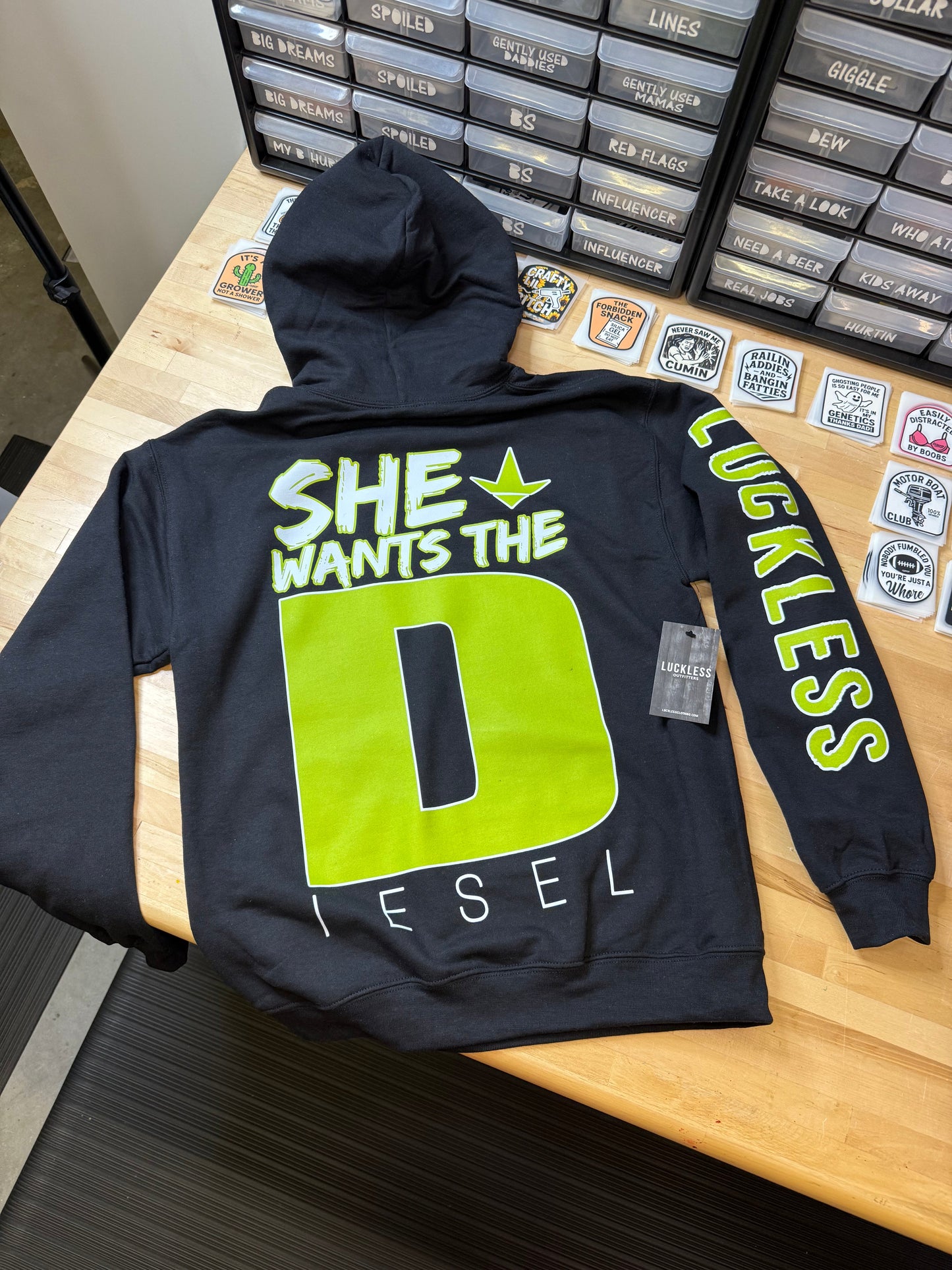 Sie will den Diesel | Lustiger Country Hoodie