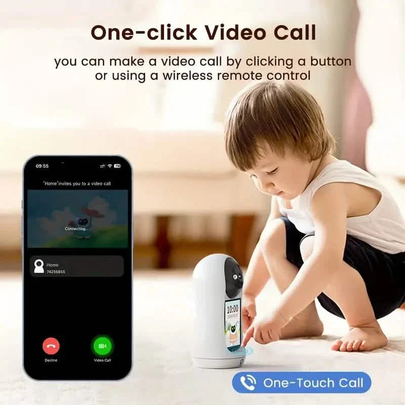1080P Intelligente Indoor-WLAN-Kamera | Zwei-Wege-Audio & Videoanruf + Nachtsicht