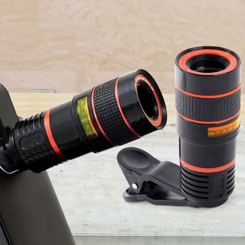 8-fache optische Zoom-Handykamera-Linse mit Clip für iPhone & Android