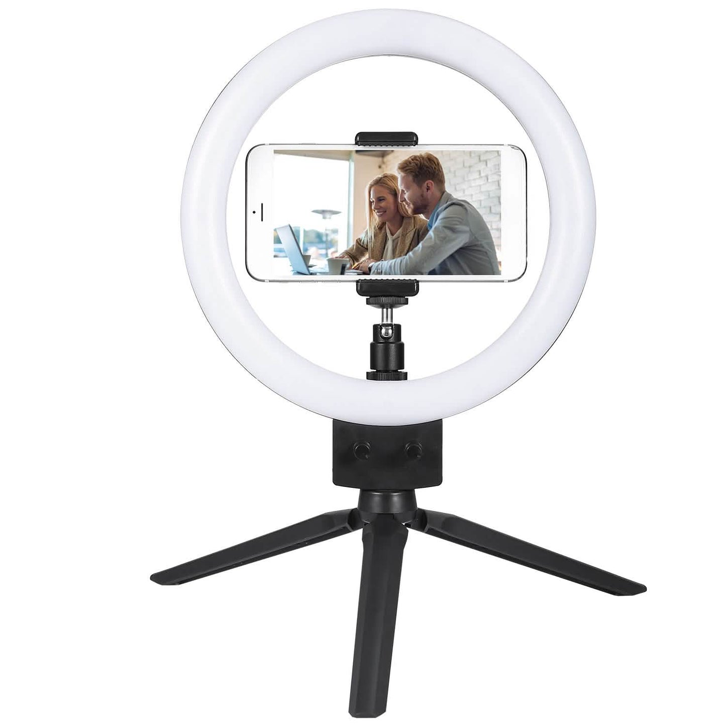 9-Zoll-dimmbare LED-Ringlampe mit Stativ
