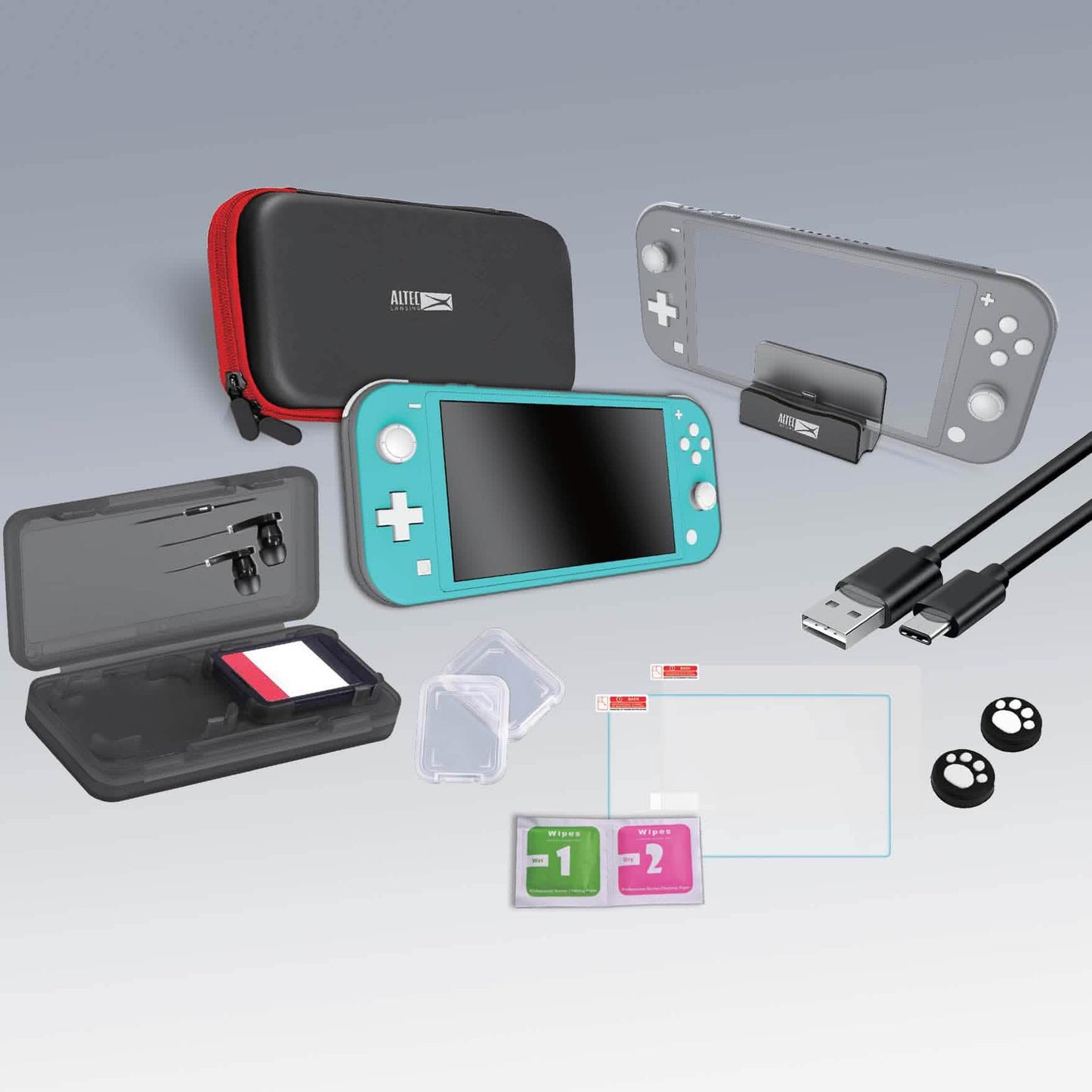 9-teilig: Nintendo Switch Lite Set