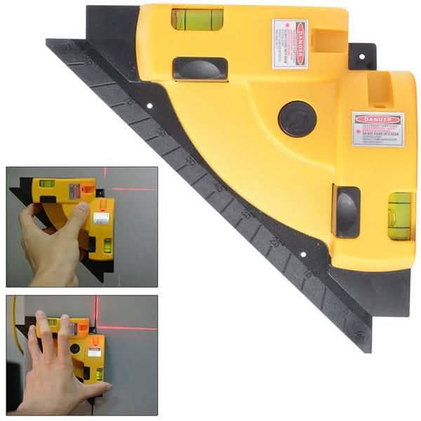 90-Grad-Vertikal-Horizontal-Laserlinien-Winkelmesswerkzeuge