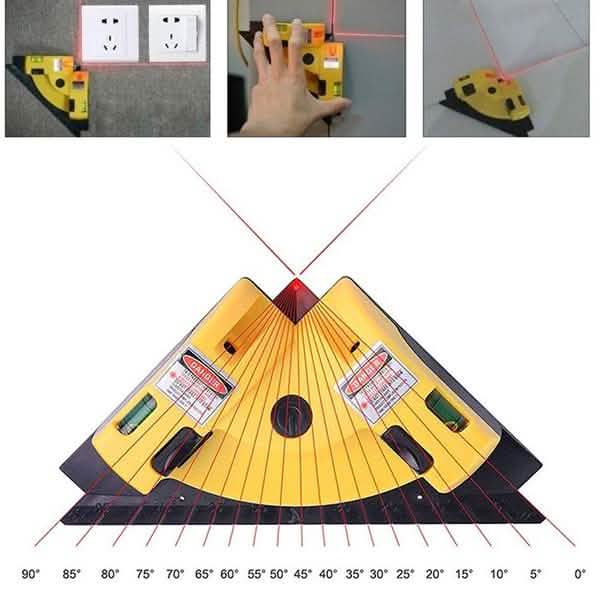 90-Grad-Vertikal-Horizontal-Laserlinien-Winkelmesswerkzeuge