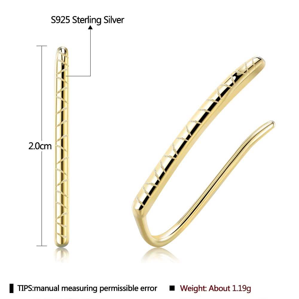 Ohrclips aus 925er Sterlingsilber