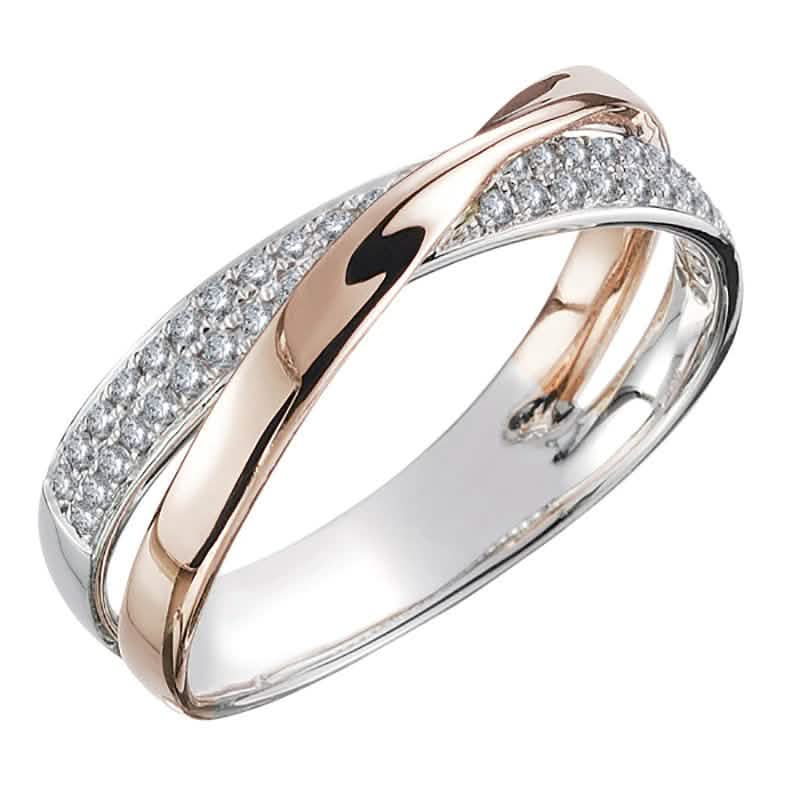 925 Sterling Silber Vintage Kristallringe