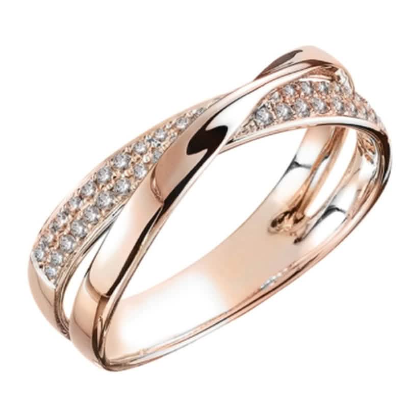 925 Sterling Silber Vintage Kristallringe