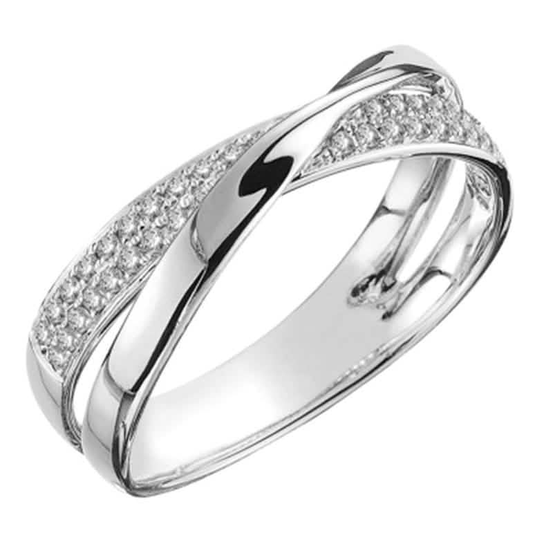 925 Sterling Silber Vintage Kristallringe