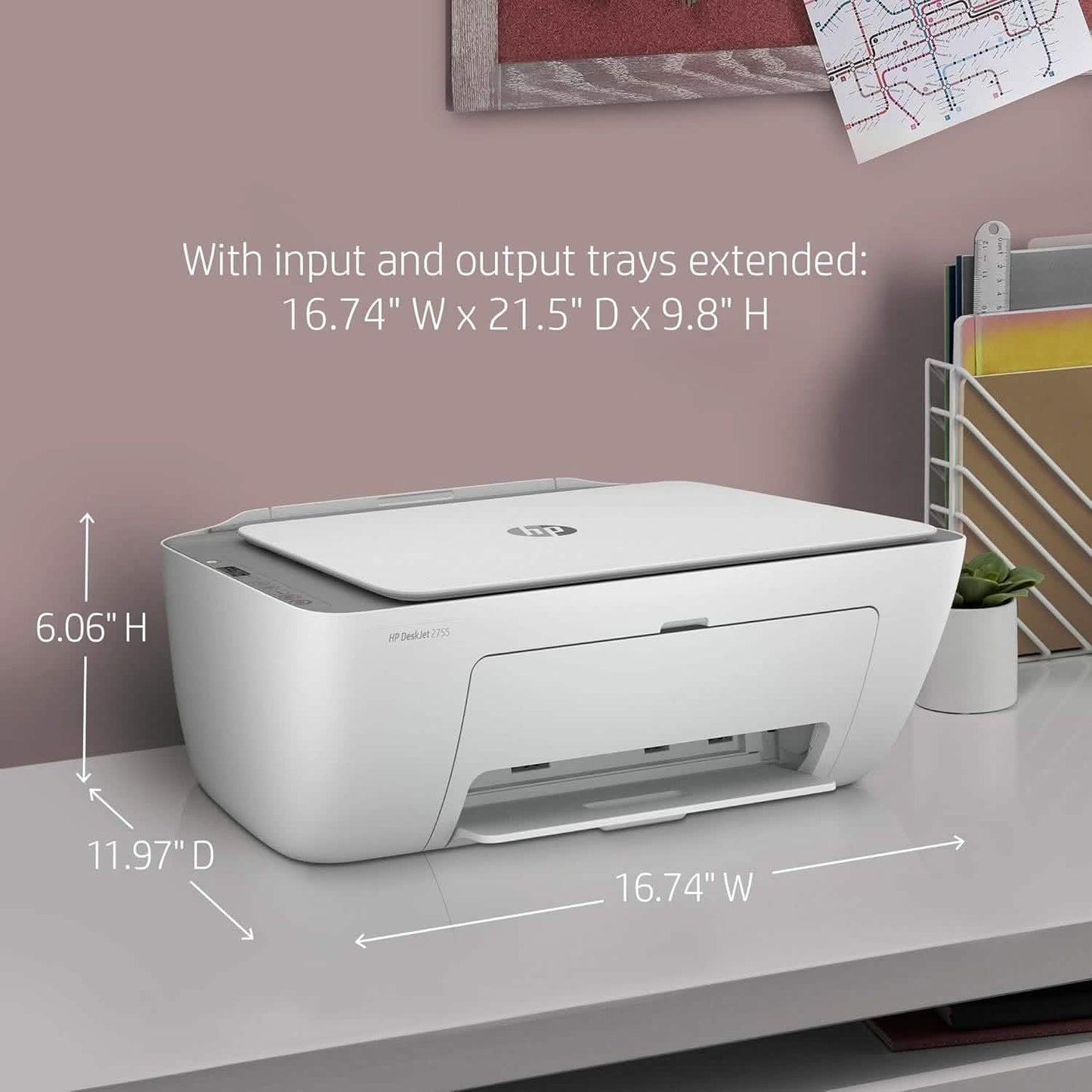 HP DeskJet 2755 All-in-One Wireless Printer – Generalüberholt