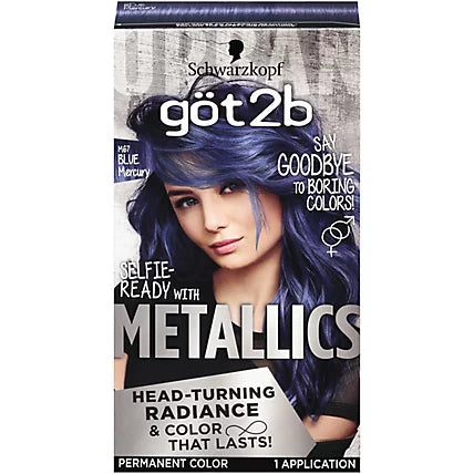 Metallic Permanente Haarfarbe