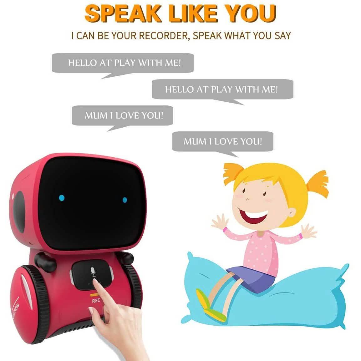 98K Kinder Roboter Spielzeug, Smart Talking Roboter