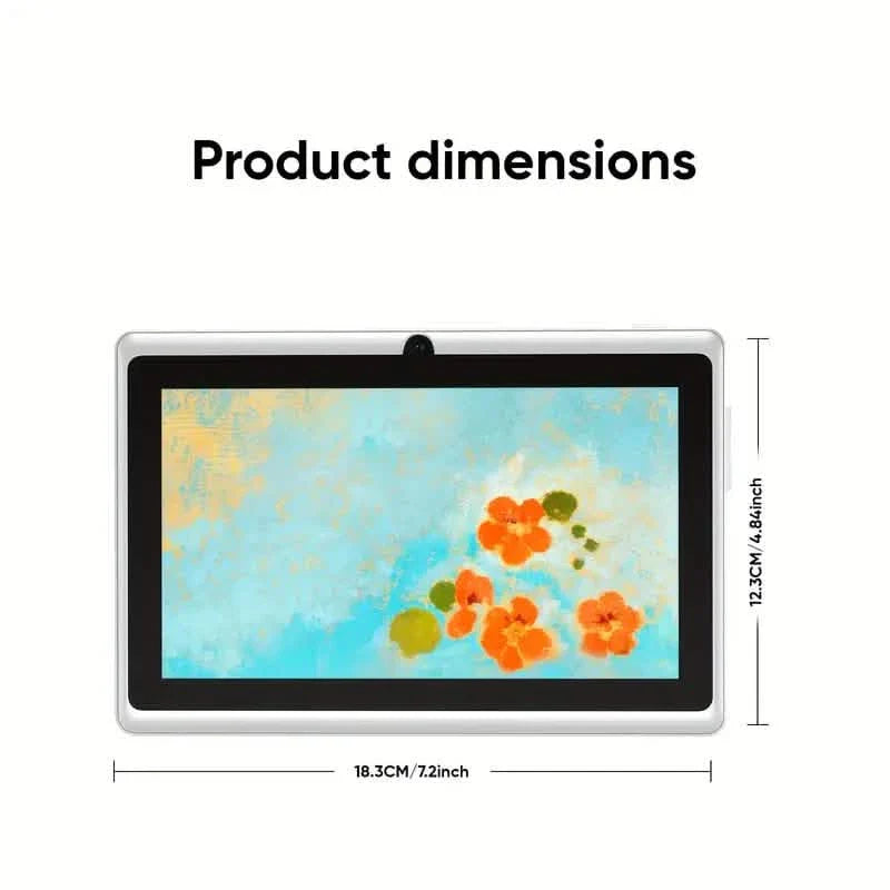 Android Tablet – 7" LCD, 2 GB RAM + 4 GB Erweiterung, 32 GB Speicher, Dual-Kameras, Wi-Fi, GPS, USB-Aufladung