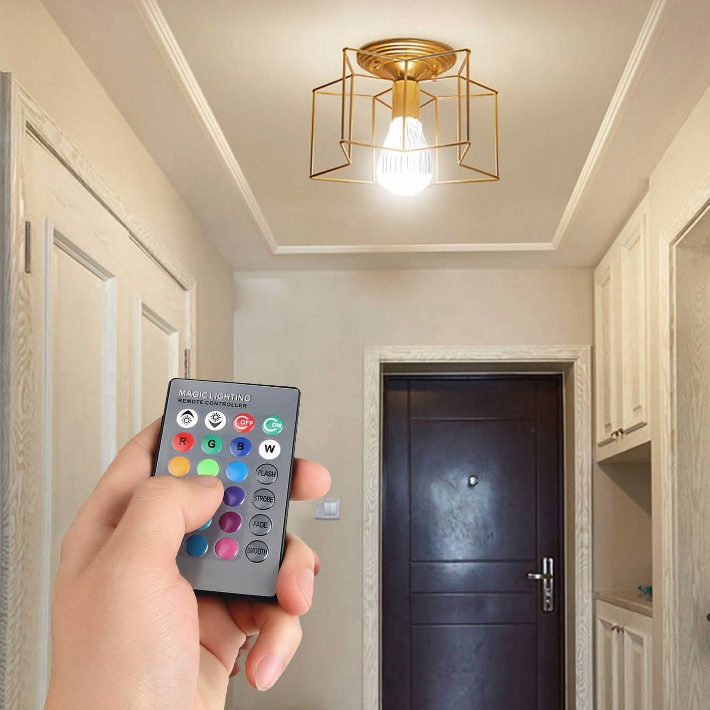 9W LED-Lampe E27 RGB