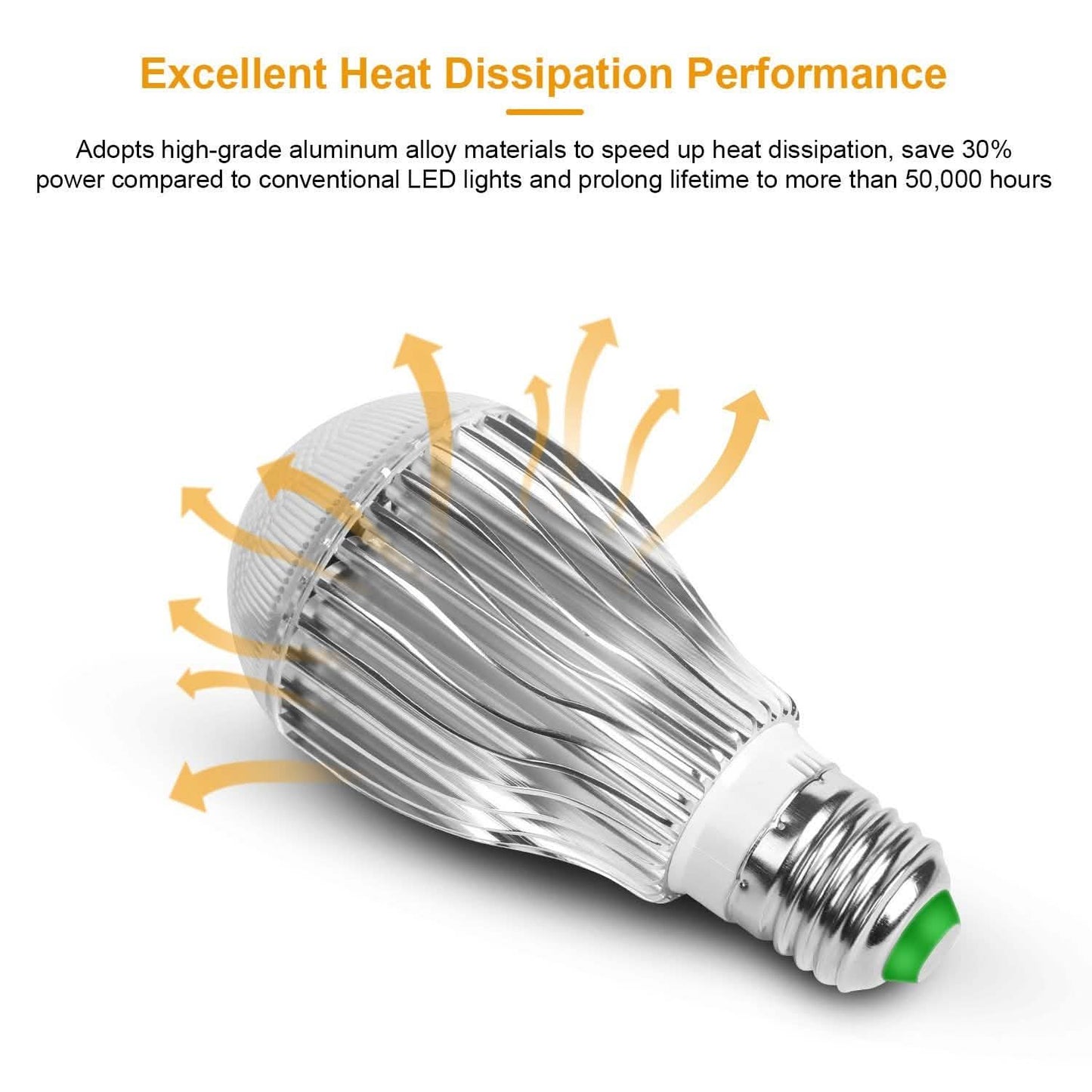 9W LED-Lampe E27 RGB