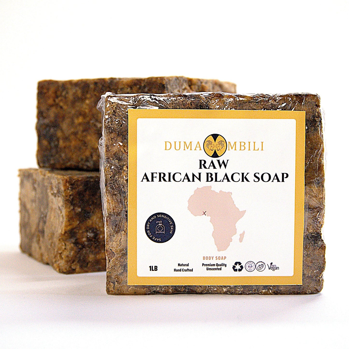 Authentische afrikanische schwarze Seife | Bio-Hautpflege für reine & strahlende Haut