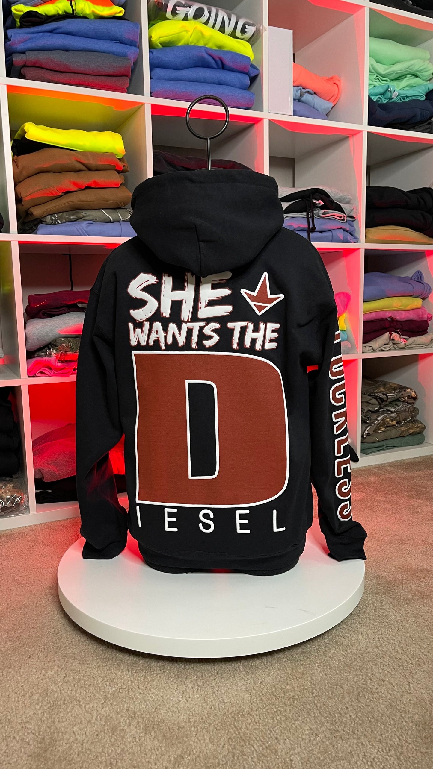 Sie will den Diesel | Lustiger Country Hoodie
