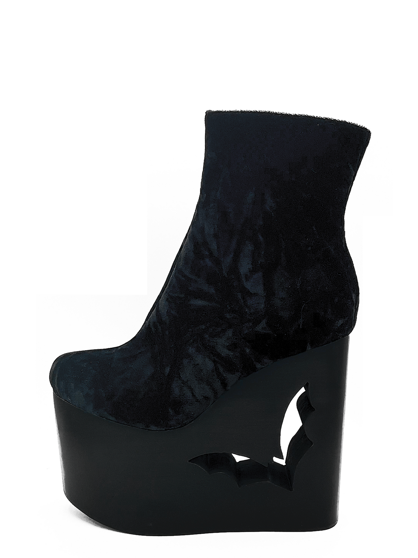 Deadwood Black Velvet Keilstiefelette