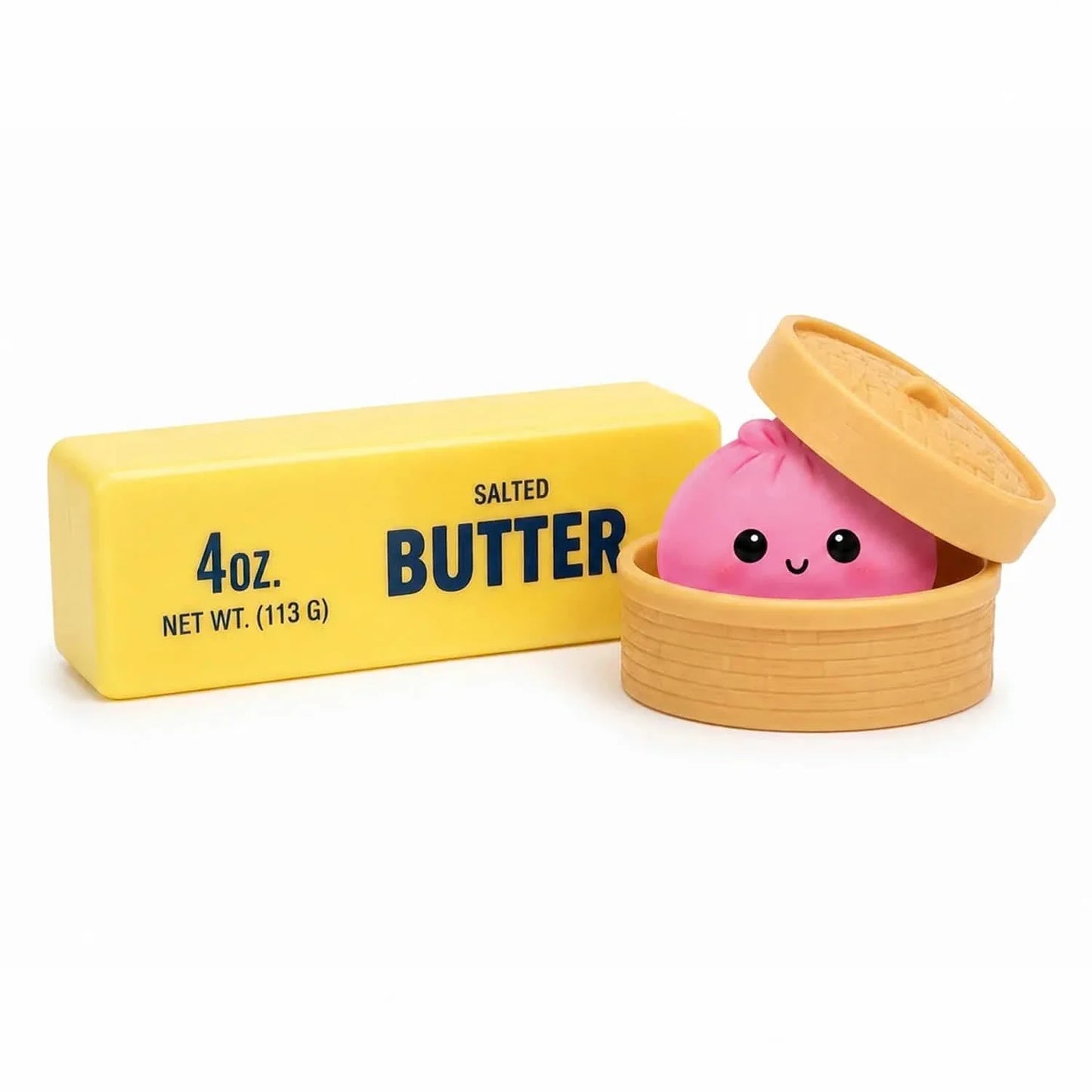 2er-Pack: Squishy Dumpling & Butter Kombipack – langsam aufsteigende Fidget Toys